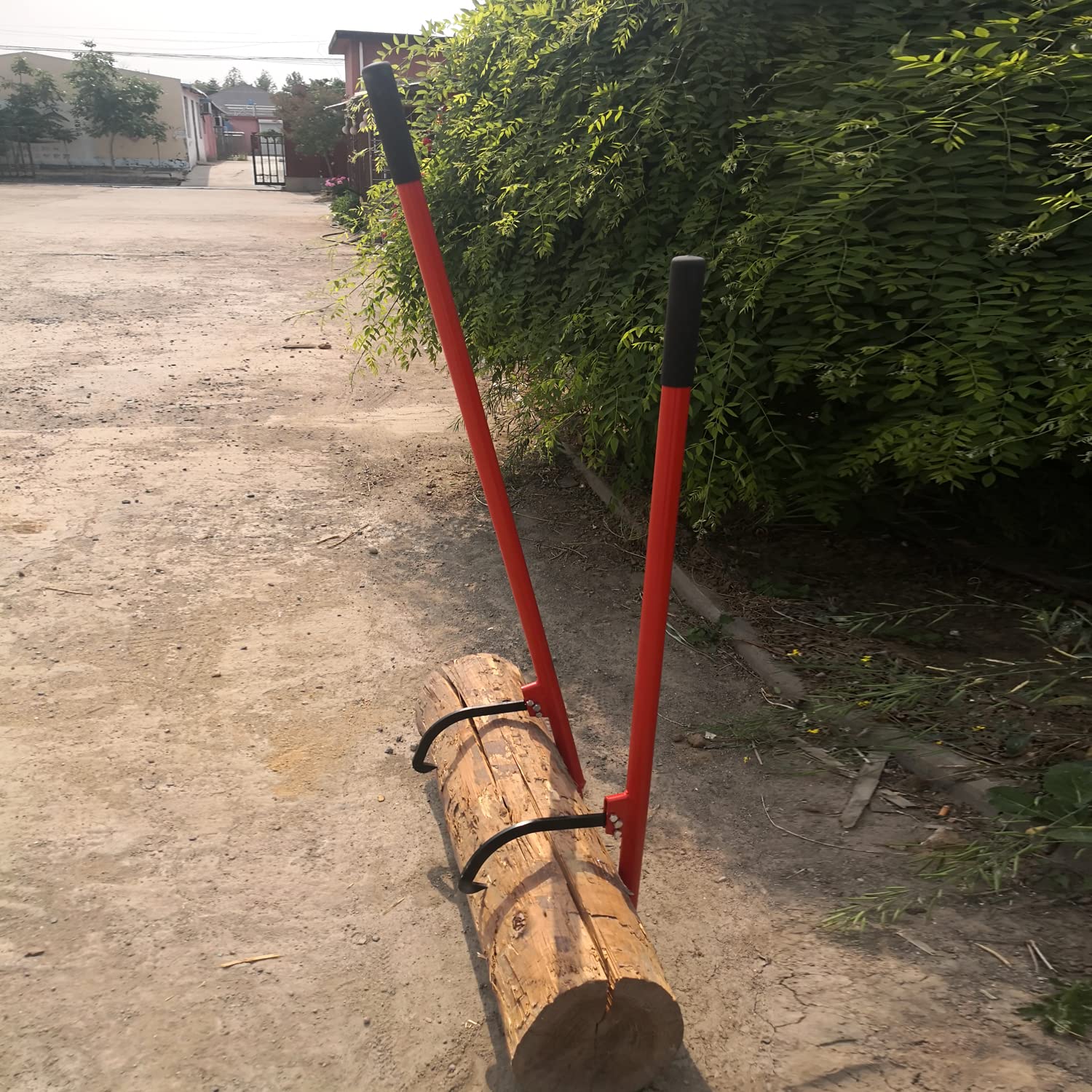 Heavy Duty Log Peavey with Steel Handle - 19 Inch Opening Log Roller Tool for Forestry & Firewood (47