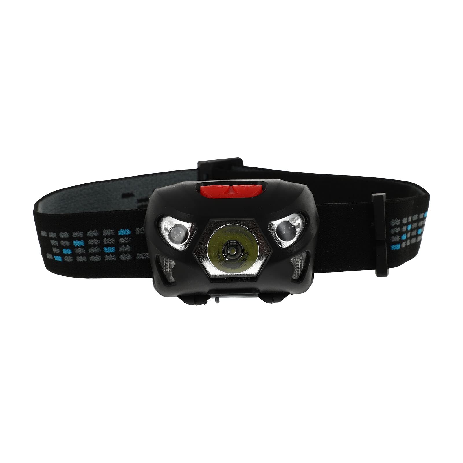 LIOOBO LED Headlamp - USB Rechargeable Waterproof Headlight for Outdoor Activities, Night Fishing, Camping, Hiking & Running - Hands-Free Bright Light with Adjustable Strap