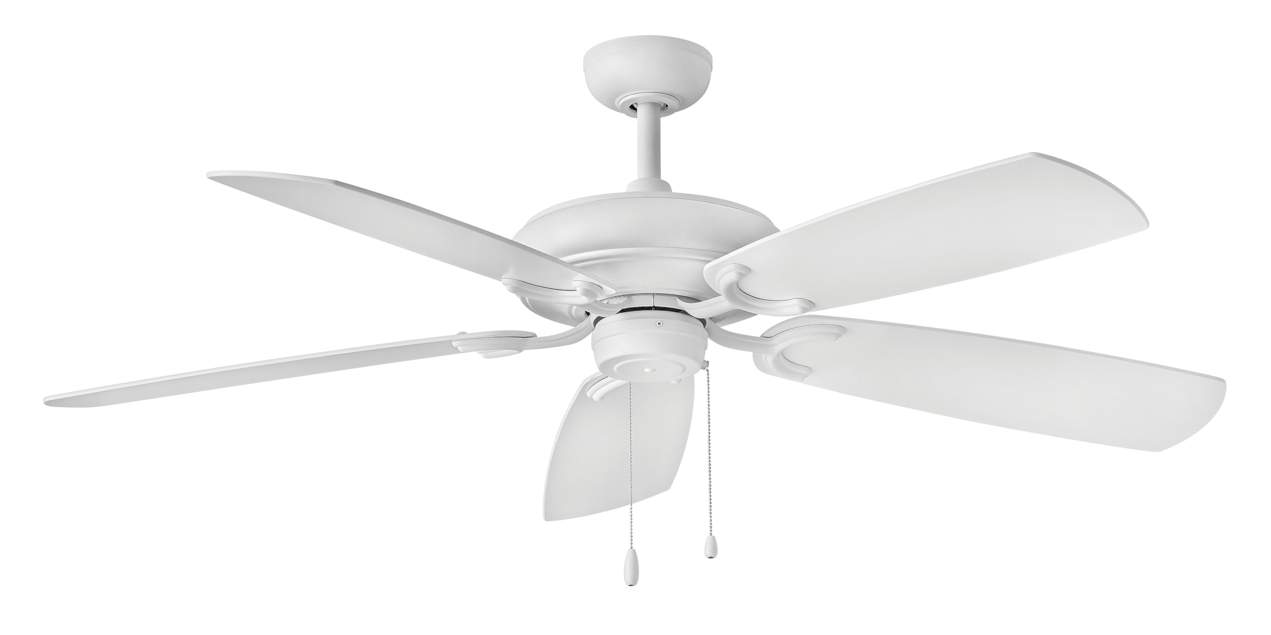 Hinkley Grove 56 Inch Ceiling Fan with Light - Chalk White Finish - Modern Indoor/Outdoor Cooling for Living Room, Bedroom, or Patio