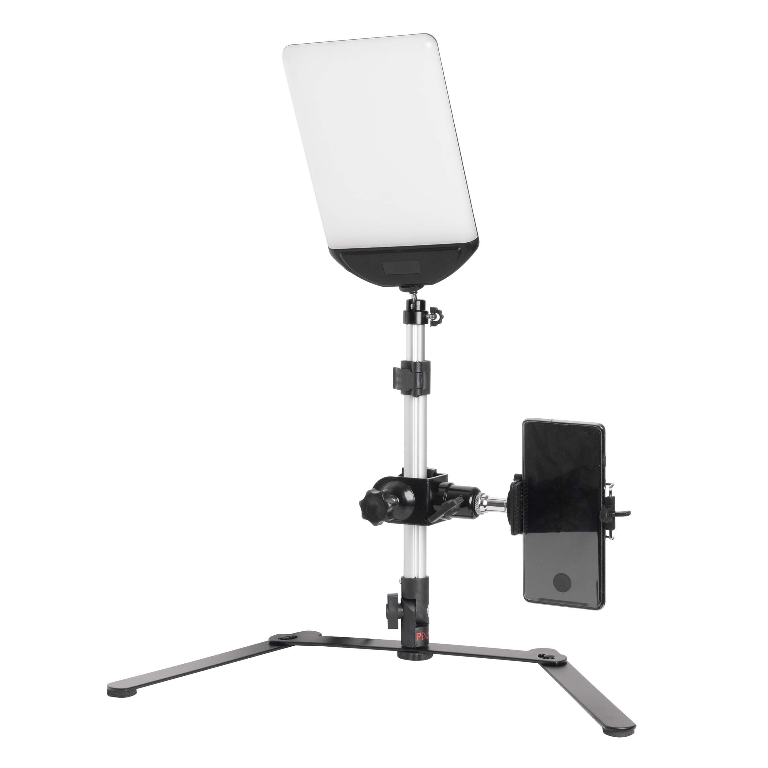 Professional LED Video Conferencing Light Kit for Zoom, Teams - Adjustable Brightness & Zoom for Smartphones - Perfect for Home Office, Remote Work & Online Meetings