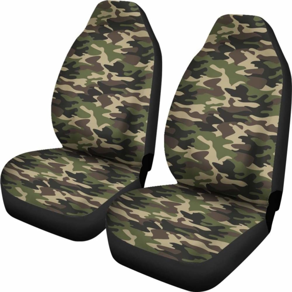 Military Camouflage Car Seat Cover - Durable & Universal Fit for Trucks, SUVs, Sedans - Perfect for Outdoor Adventures & Hunting Trips