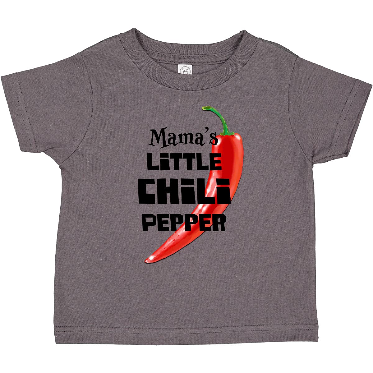 Best Inktastic Mama's Little Chili Pepper Toddler T-Shirt - Cute & Comfortable Kids Graphic Tee for Boys & Girls - Perfect for Playdates, Family Photos & Everyday Wear