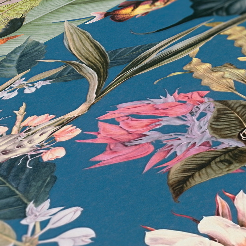 Dream Flowery Tropical Animals Print Fabric - Perfect for DIY Crafts, Home Decor & Fashion Accessories
