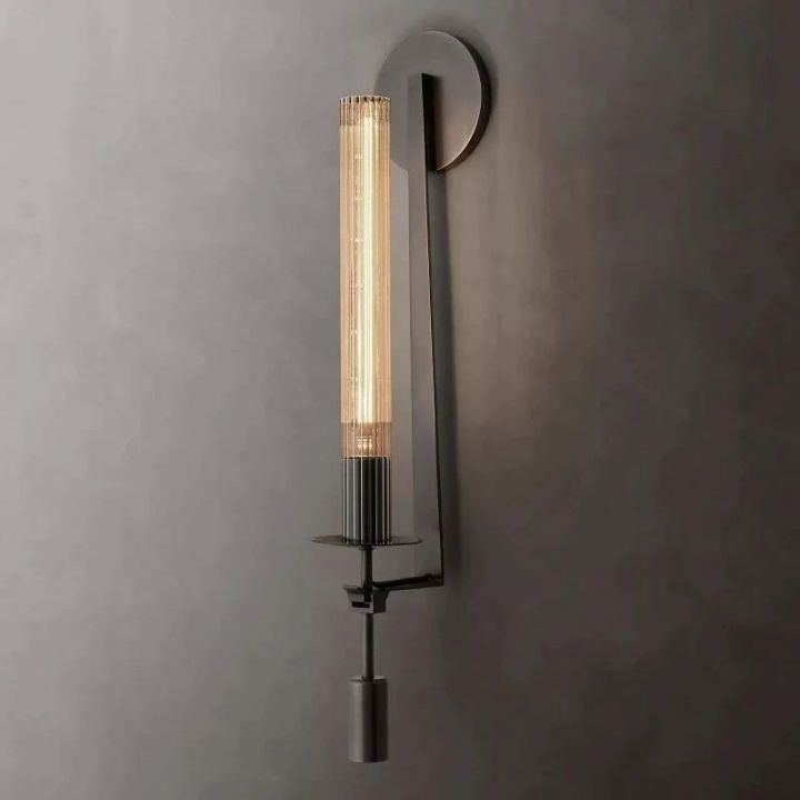 Modern Bouncy Wall Sconce - Adjustable LED Light Fixture for Bedroom, Living Room & Hallway - Dimmable Plug-in Wall Lamp with Flexible Arm - Perfect for Reading, Decor & Ambient Lighting