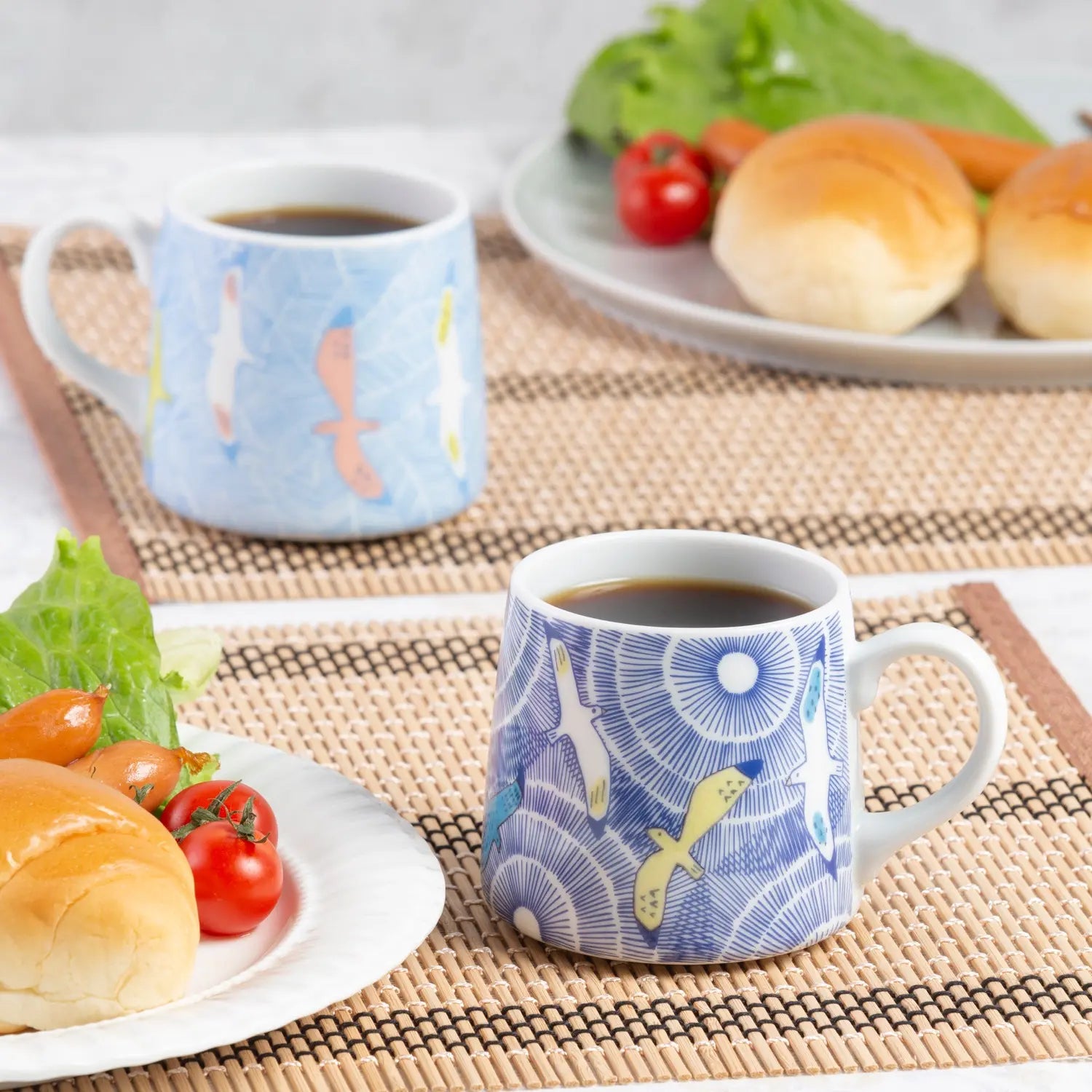 Harekutani Porcelain Seagull Coffee Mug - Elegant Ceramic Tea Cup with Seagull Design, Perfect for Home, Office & Gifts | Dishwasher & Microwave Safe