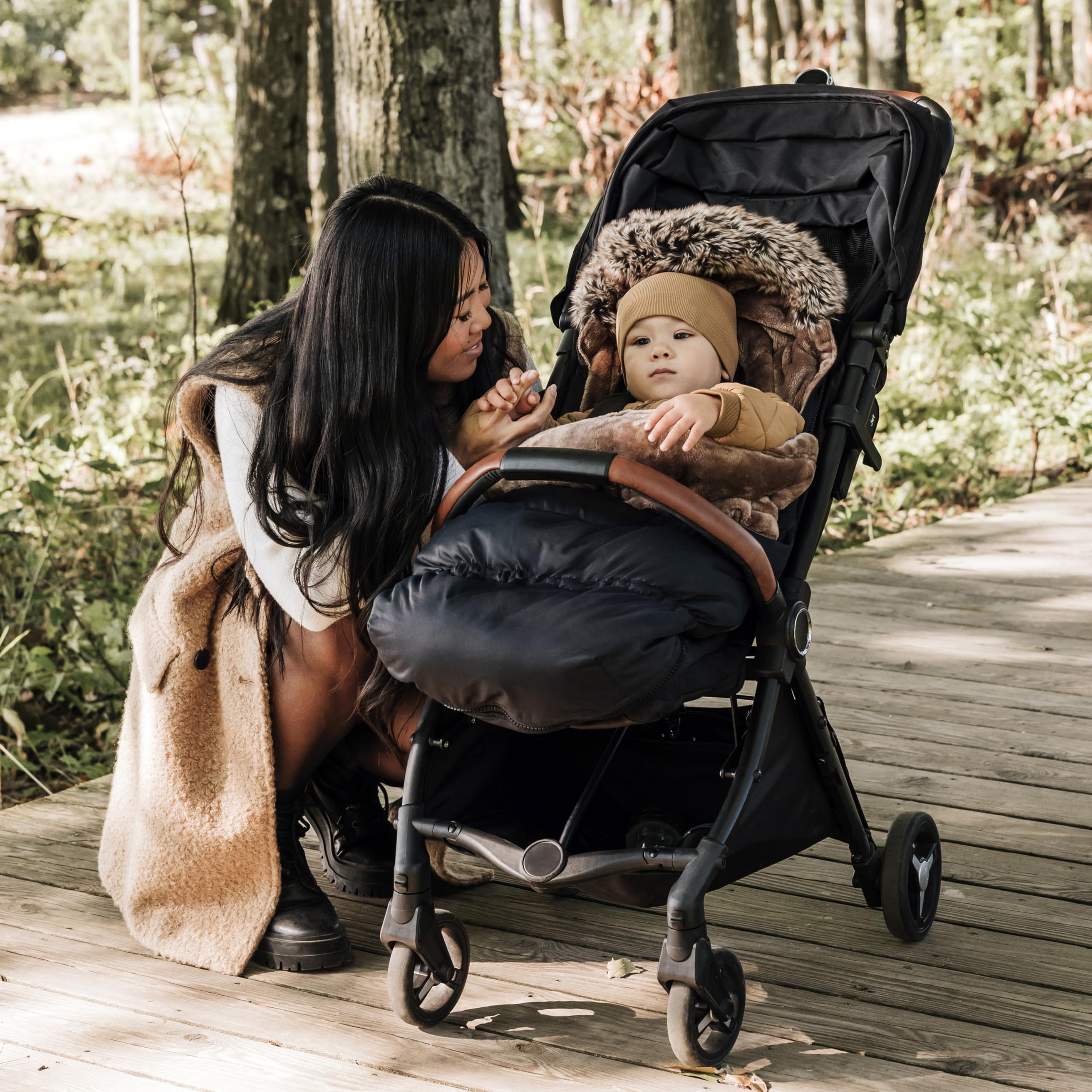 Universal Baby Stroller Footmuff - Warm Toddler & Infant Sleeping Bag with Neck Warmer | Waterproof & Windproof for Strollers, Carriages, Pushchairs | Perfect for Winter Walks, Outdoor Adventures & Daily Commutes