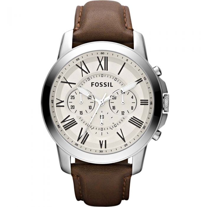 Fossil Grant FS4735 Men's Chronograph Watch - Stylish Analog Quartz Timepiece for Business, Casual & Everyday Wear