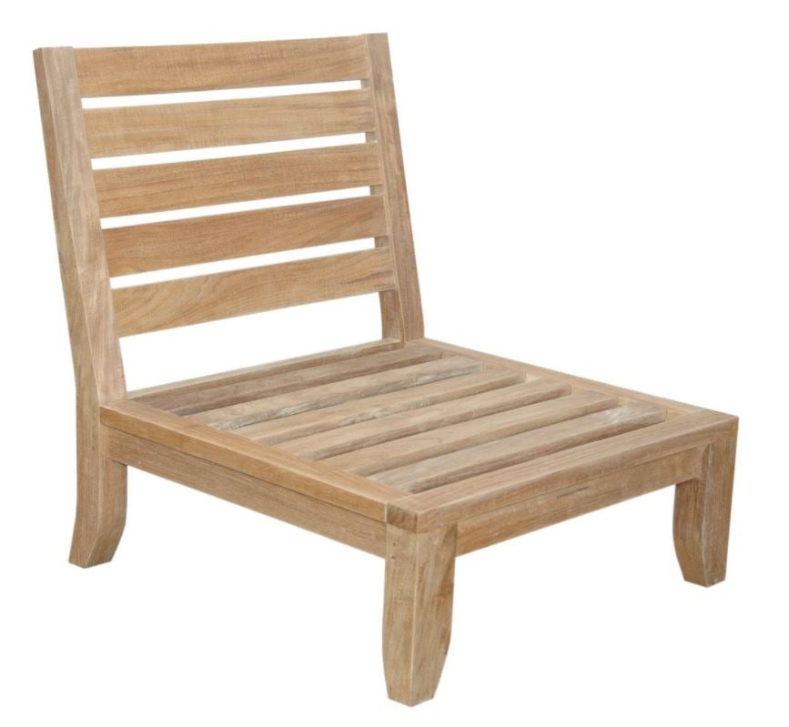 Anderson Teak Luxe Center Modular DS 505 - Premium Outdoor Sectional Sofa Set with Weather-Resistant Cushions | Perfect for Patio, Poolside & Backyard Relaxation