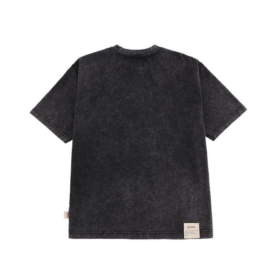 ASUSL Snow Wash Good Vibes Tee - Black Soft Cotton T-Shirt for Men & Women - Casual Streetwear for Everyday Comfort & Style