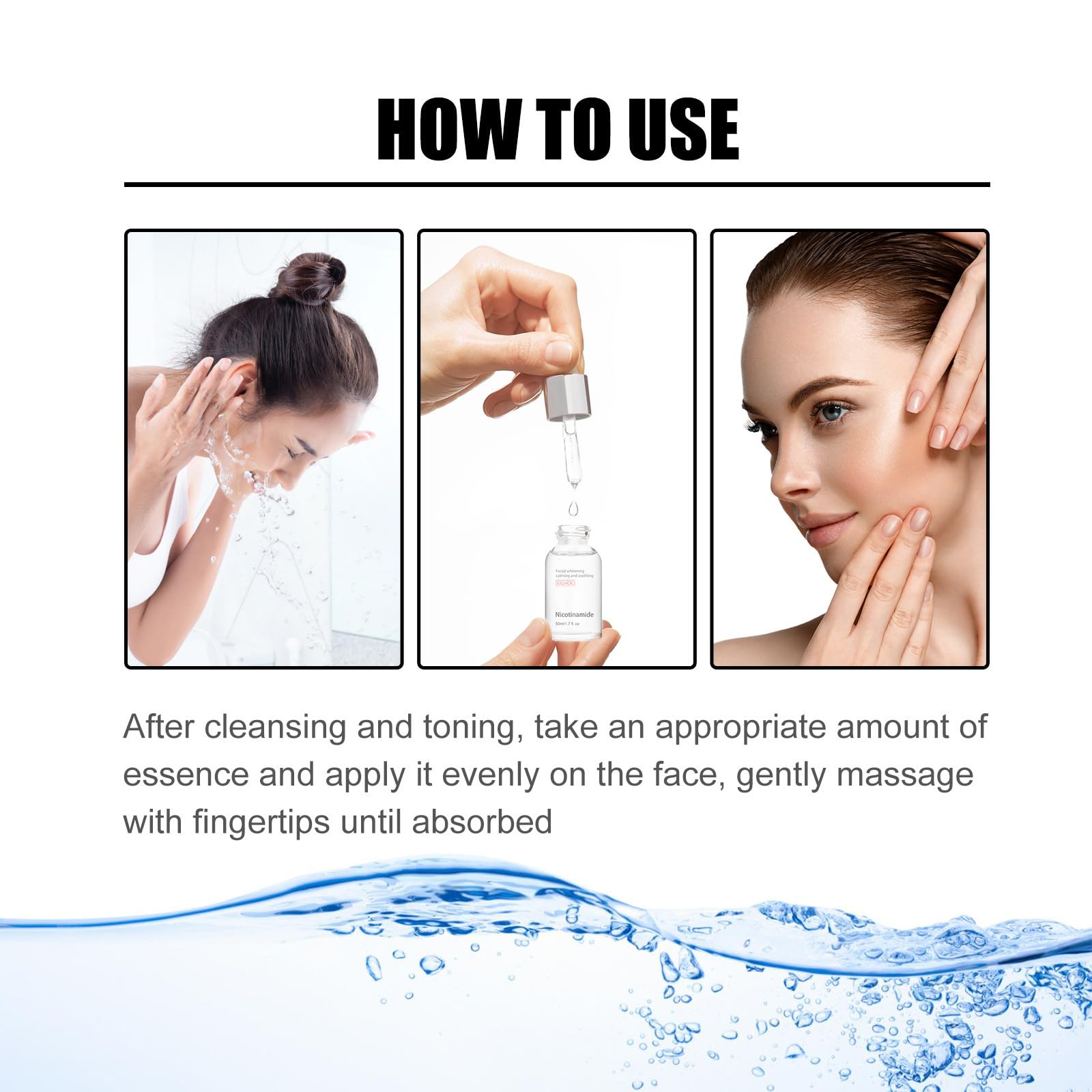 Niacinamide Serum for Freckles & Blemish Removal - Brightening Facial Treatment for Dark Spots & Hyperpigmentation | Perfect for Daily Skincare Routine & Nighttime Use