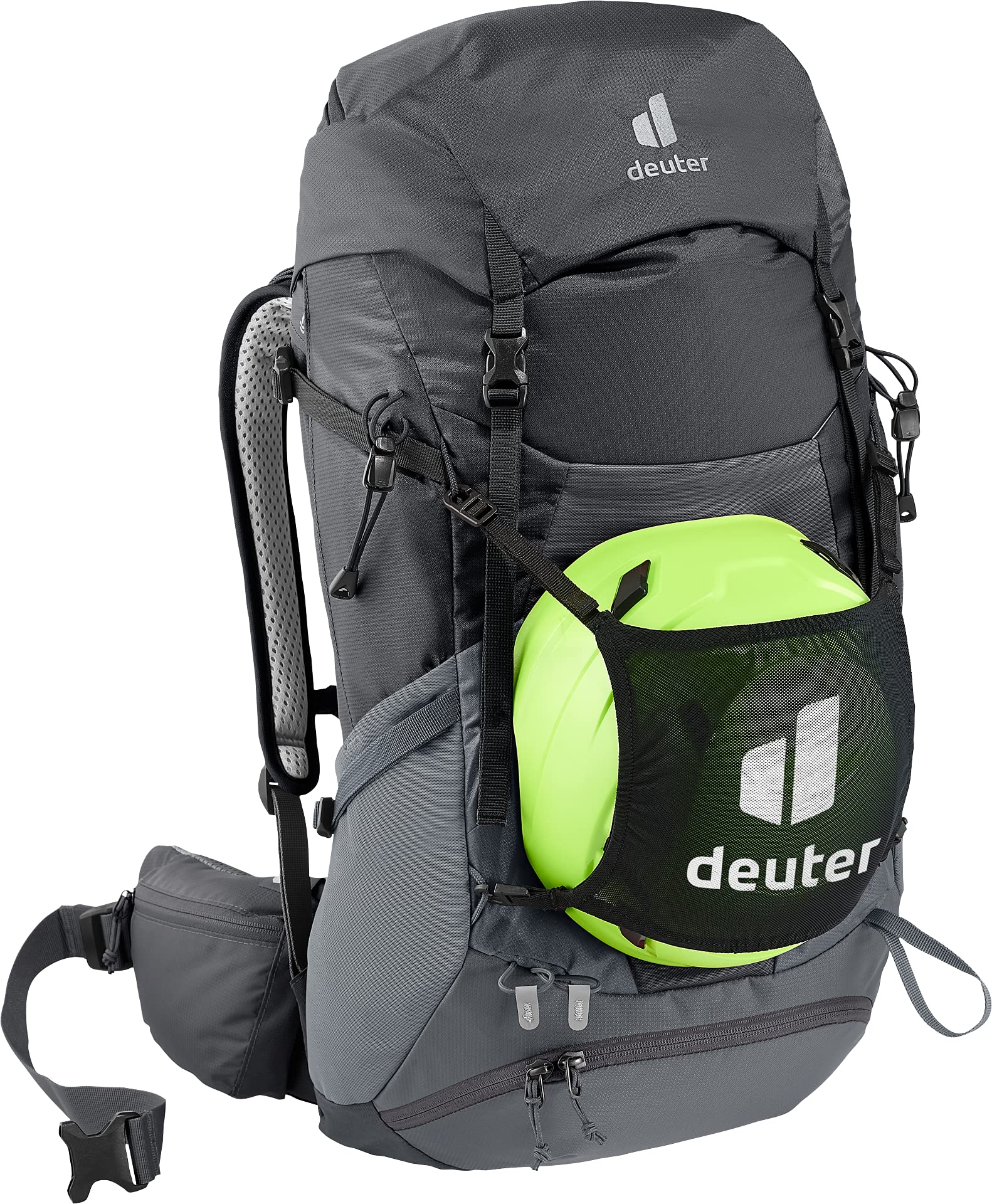 Deuter Futura Pro 34 SL Women's Hiking Backpack - Lightweight & Ergonomic Design for Outdoor Adventures - Perfect for Day Hikes, Camping & Travel - Black-Graphite