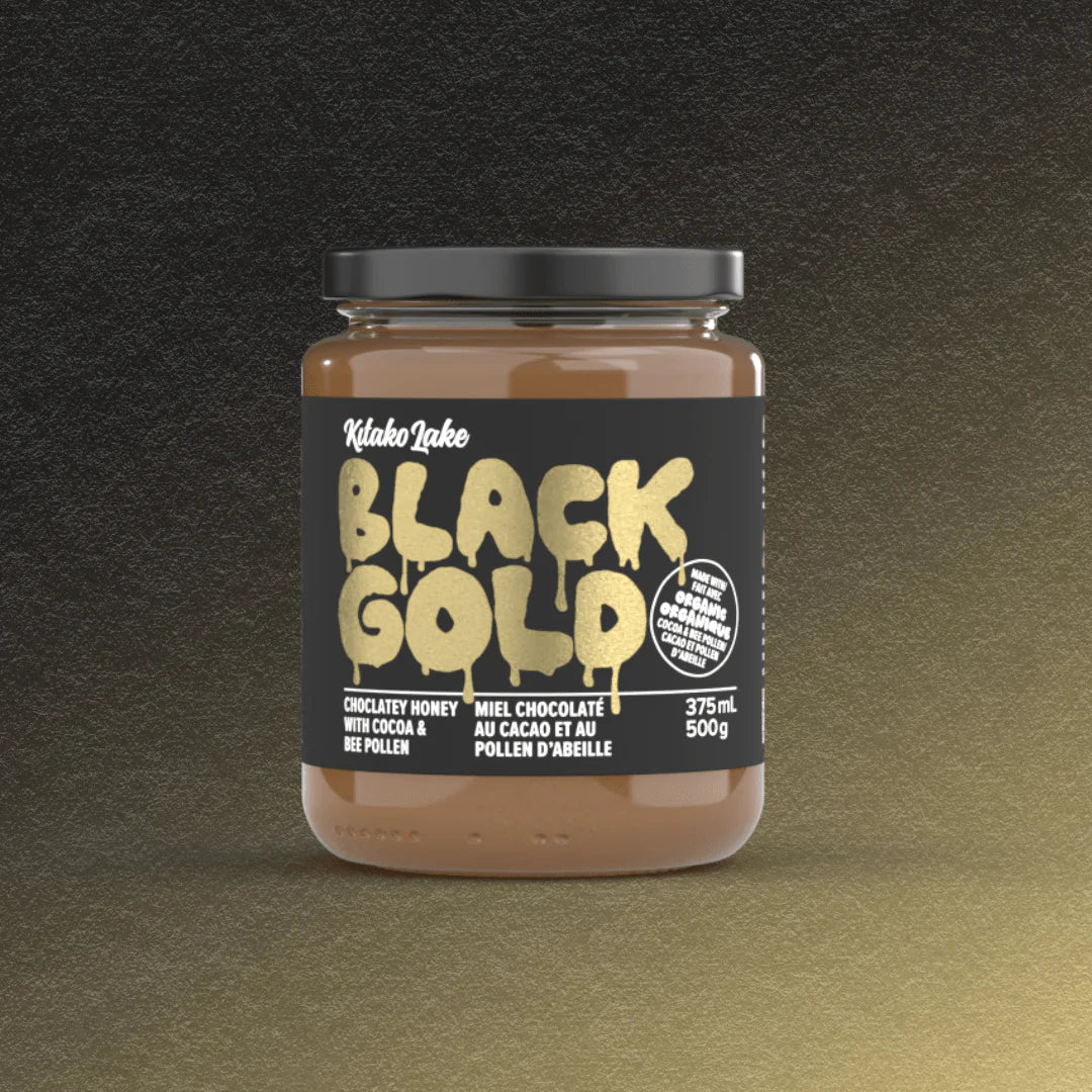 Premium Raw Black Gold Honey - 100% Pure, Natural & Unfiltered - Great for Tea, Baking & Wellness - Perfect for Gifts & Healthy Lifestyle