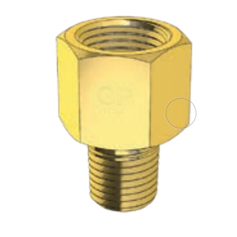 High-Quality Brass Fitting Adapter - Imperial to Imperial Conversion for Plumbing & HVAC Systems - Perfect for Home Repair and Industrial Applications