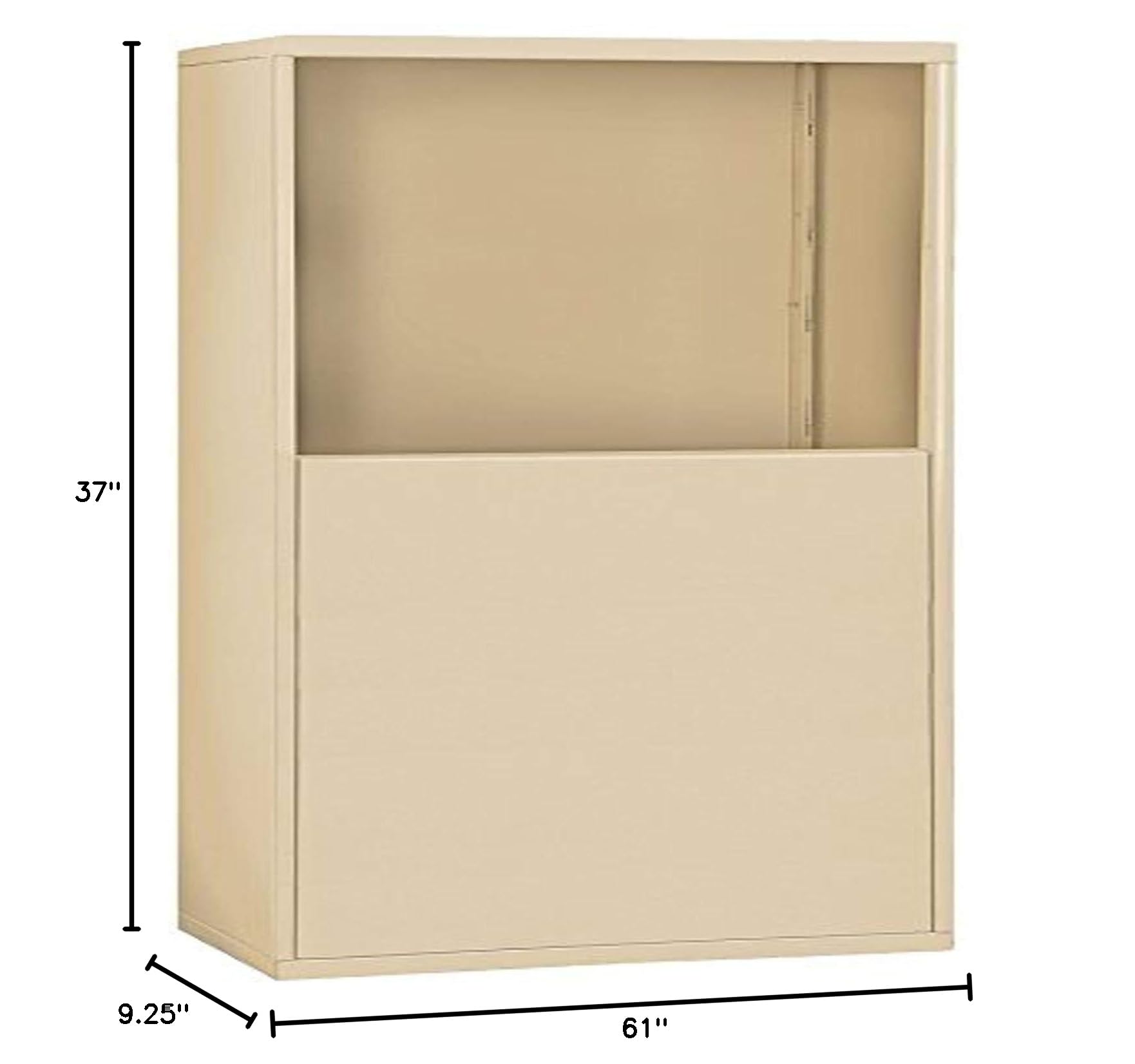 Salsbury Industries 19955SAN Free-Standing Enclosure for Recessed Mounted Cell Phone Lockers - Sandstone Finish | Secure Storage Solution for Schools, Gyms & Workplaces