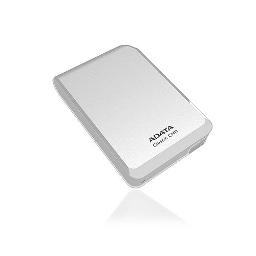 ADATA CH11 1TB USB 3.0 External Portable Hard Drive - High-Speed Data Storage for PC, Mac, Laptop - White (ACH11-1TU3-CWH) - Perfect for Backup, Gaming, Movies & Office Work