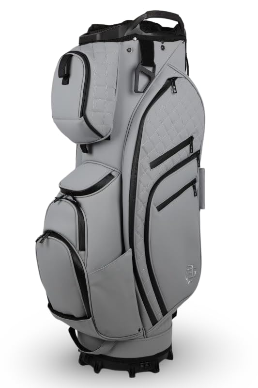 Premium Golf Cart Bag with 14-Way Divider & 12 Pockets - Lightweight & Durable for Men & Women - Perfect for Golf Tournaments, Club Storage & Course Rounds