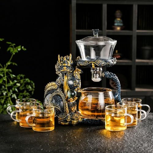Blue golden dragon