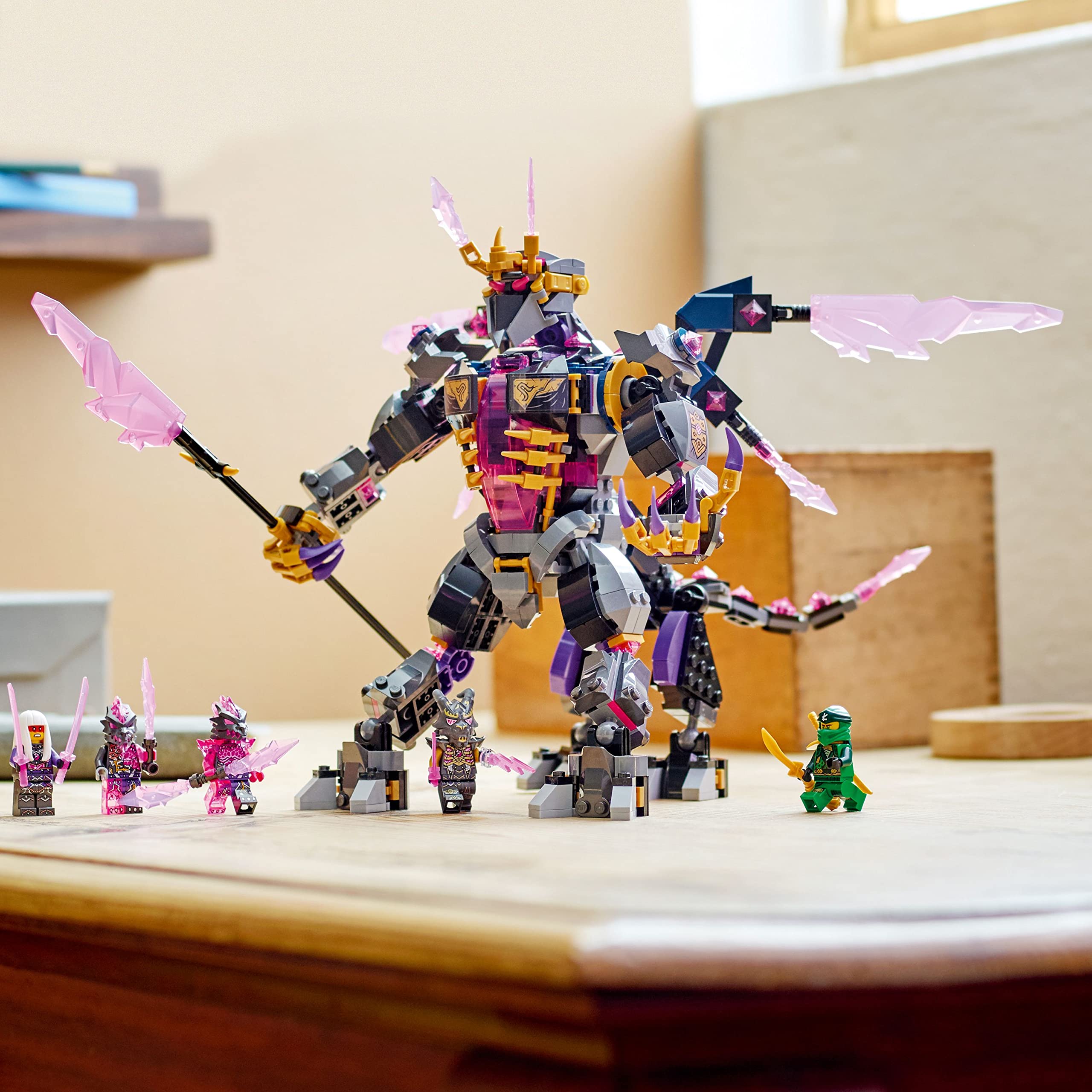 LEGO 71772 Ninjago Crystal King Building Set with Action Figure, Toy Sword & Mini Lloyd Figure - TV Series Crystallized - Perfect Gift for Kids | Birthday, Christmas & Playtime Battles