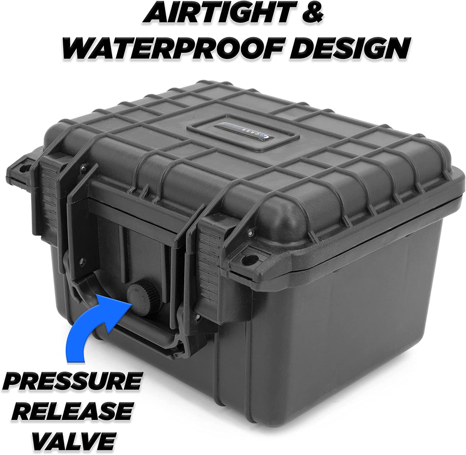 CASEMATIX Graded Coin Case for 50 PCGS or NGC Certified Coins - Waterproof Custom Coin Storage Box with Secure Holders for Coin Collectors - Perfect for Display, Protection & Organizing Valuable Coin Collections