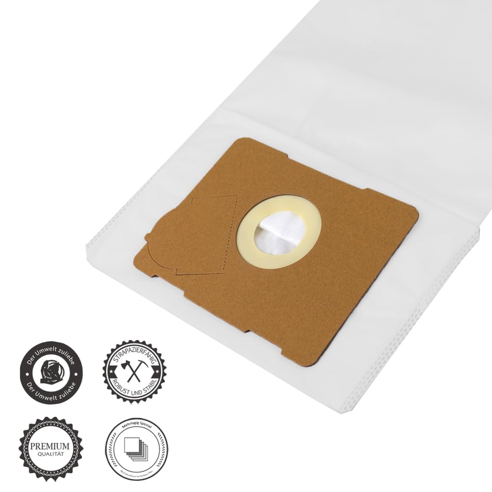 20 Pack Vacuum Cleaner Replacement Bags - Compatible with PROTOOL VCP 320 E Dust Collector | High Filtration Dust Bags for Workshop, Garage & Home Cleaning