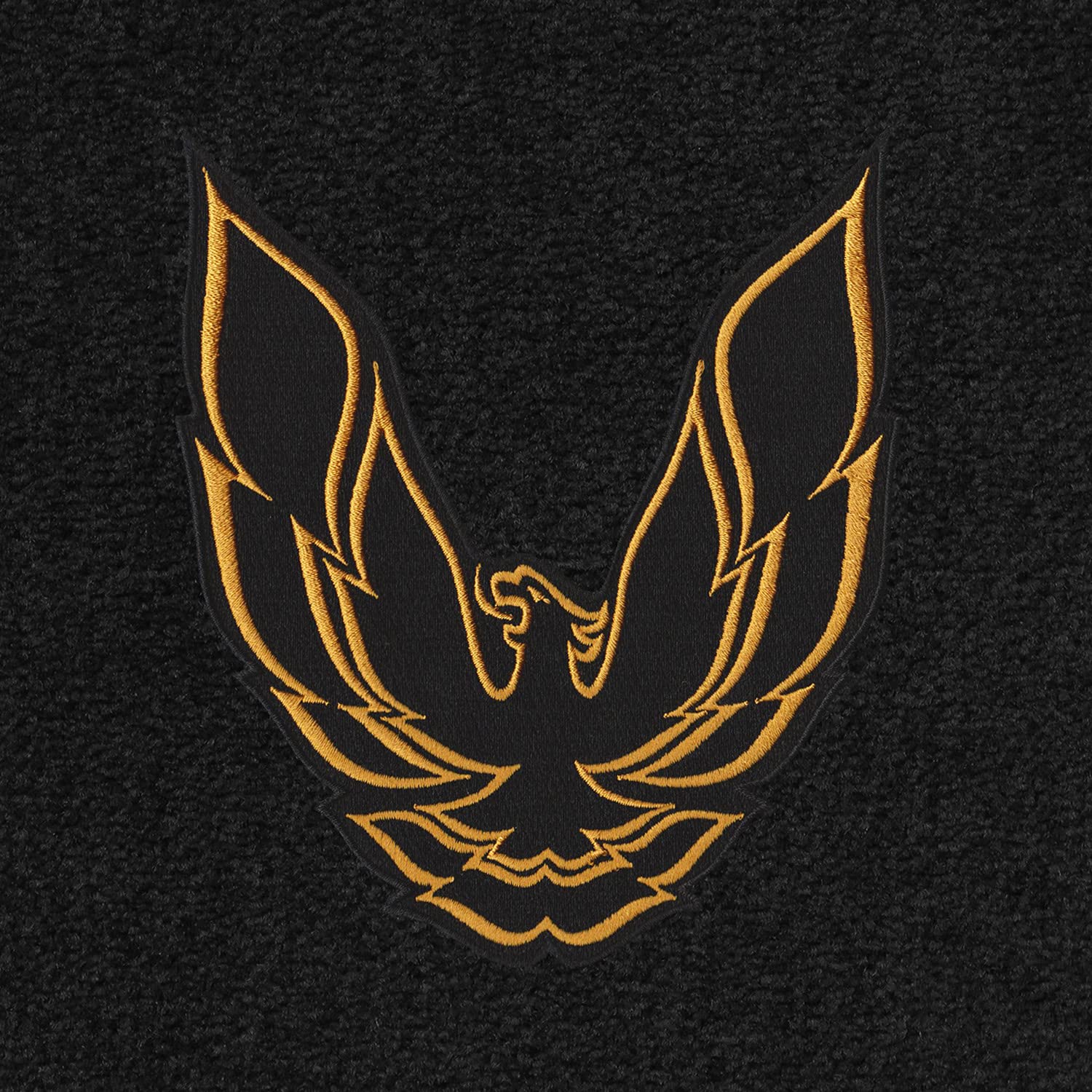 Premium Custom-Fit Lloyd Mats Carpeted Floor Liners for Pontiac Firebird/Trans Am 1982-1992 - Black & Gold Luxury Car Mats | Perfect for Classic Car Protection & Interior Upgrade