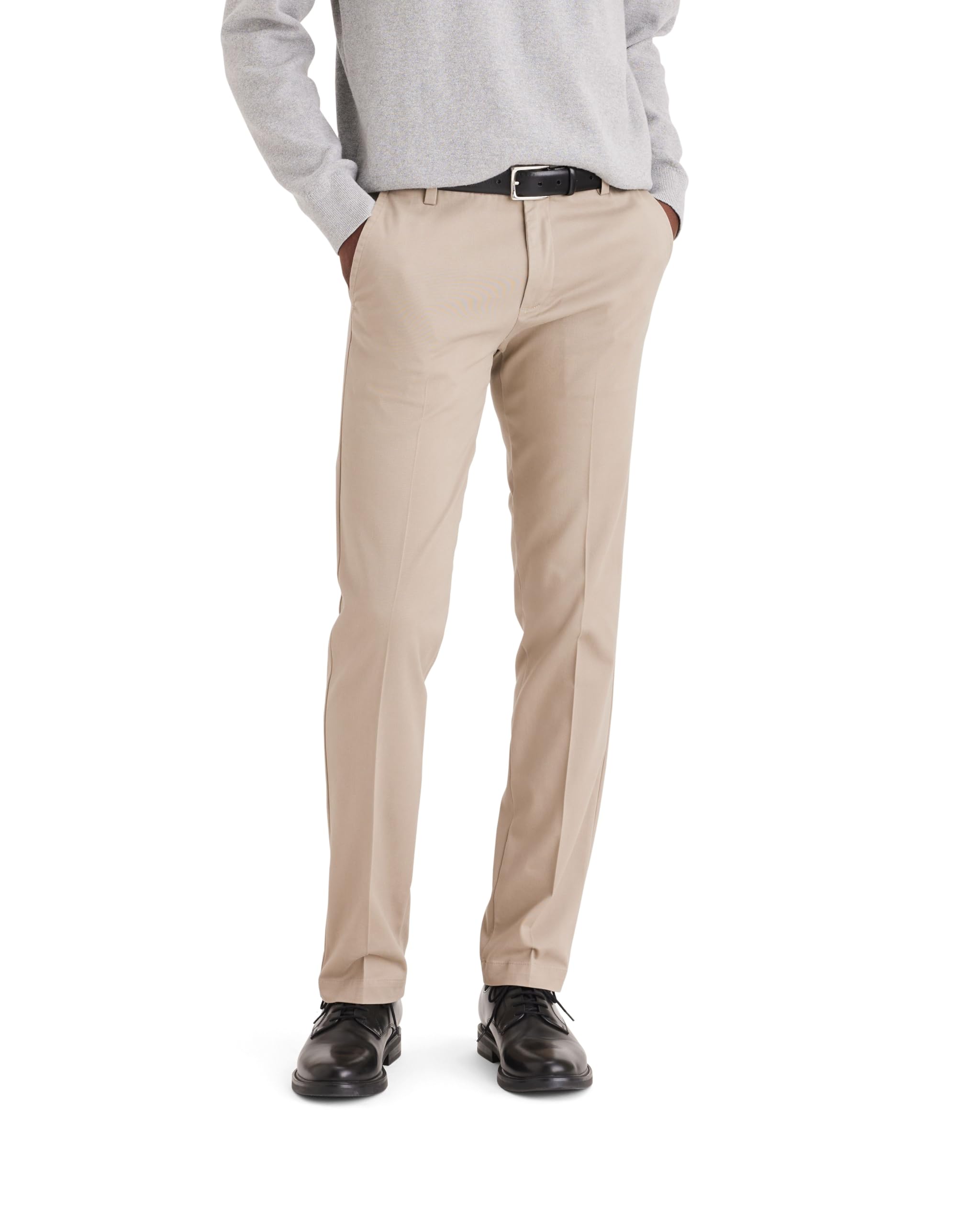 Dockers Men's Slim Fit Easy Khaki Pants - Comfortable Stretch Dress Pants for Office, Business Casual & Travel | Wrinkle-Resistant Work Pants for Professionals