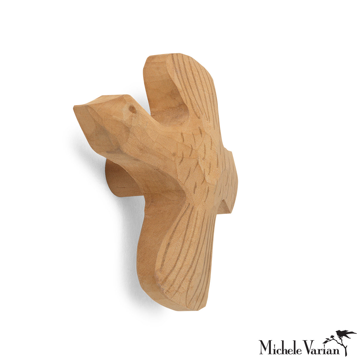 Billie Bird Hook Natural - Premium Wooden Wall Hooks for Home Decor, Kitchen, Bathroom & Entryway Organization