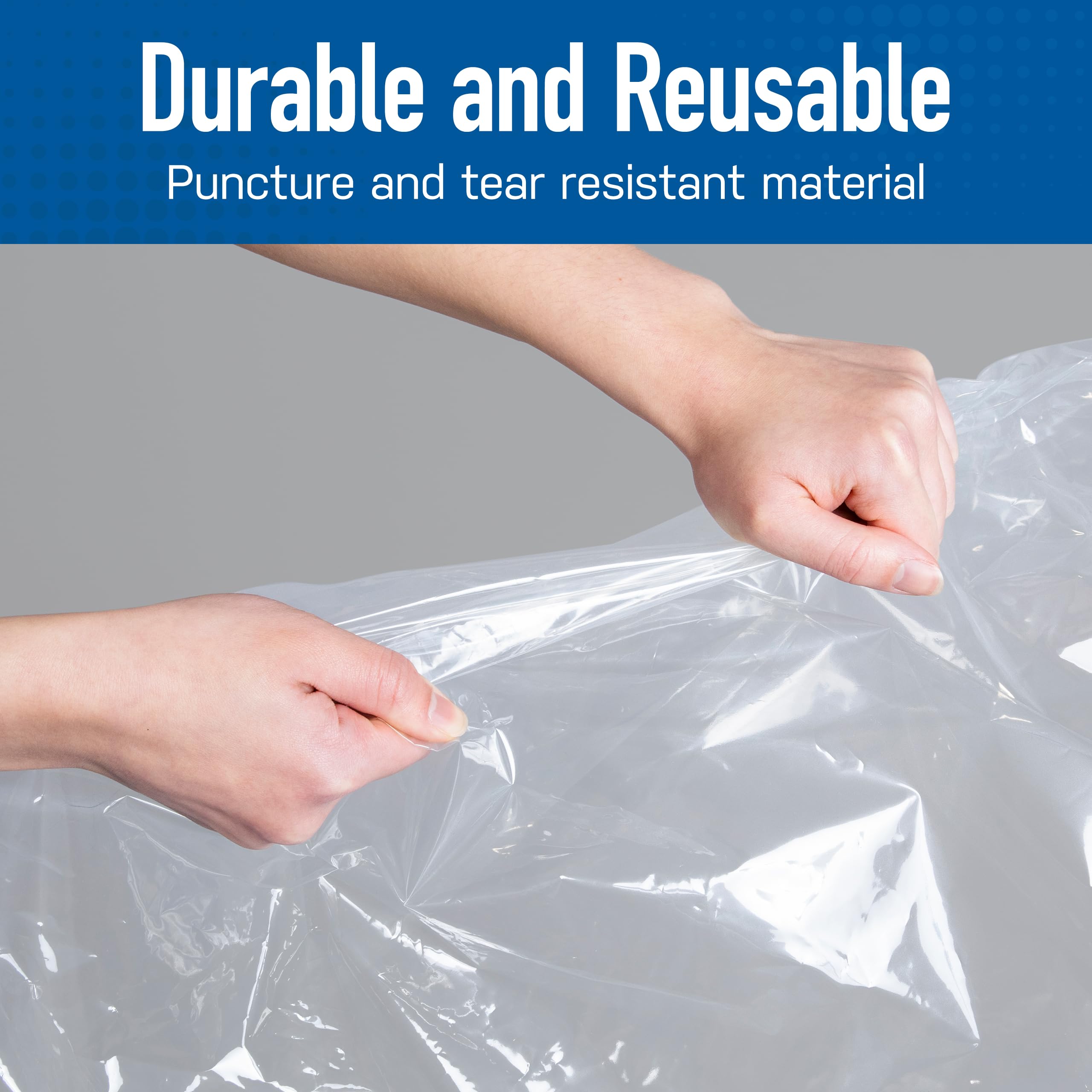 Premium Vacuum Storage Bags (3-Pack, Large) - Save 80% Closet Space | Vacuum Sealer Bags for Comforters, Blankets, Bedding & Clothes | Space-Saving Compression Bags for Home Organization, Travel & Seasonal Storage
