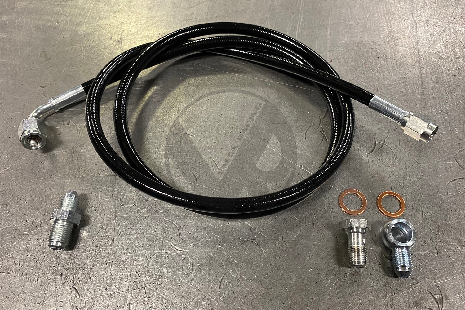 96-00 Honda Civic K-Swap Stainless Steel Clutch Line - Compatible with K20/K24 Engines & EK Chassis - 7 Color Options - High Performance Upgrade for Racing & Street Use