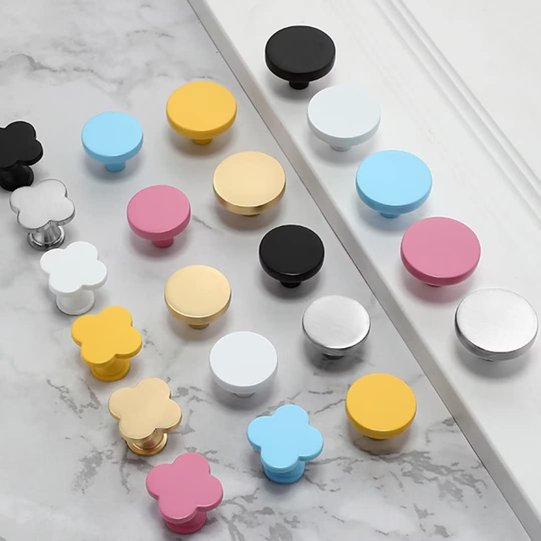 Solid Zinc Alloy Drawer Knobs 2-Pack - 1.38