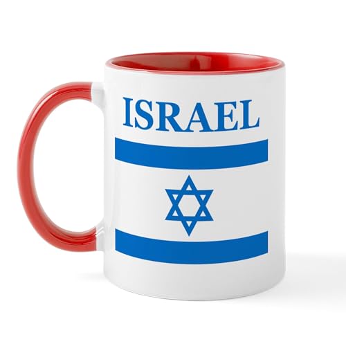 White/Red Inside - Israel Products Mug