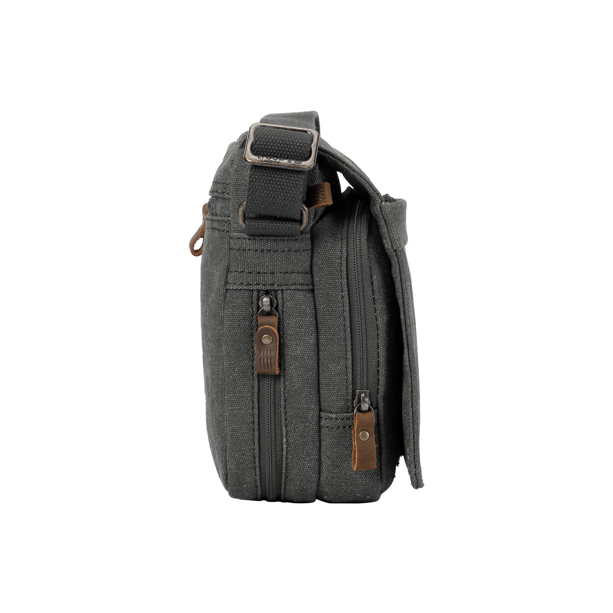 Troop London Classic Canvas Crossbody Bag for Men & Women - Stylish & Durable Messenger Bag for Travel, Work & Everyday Use