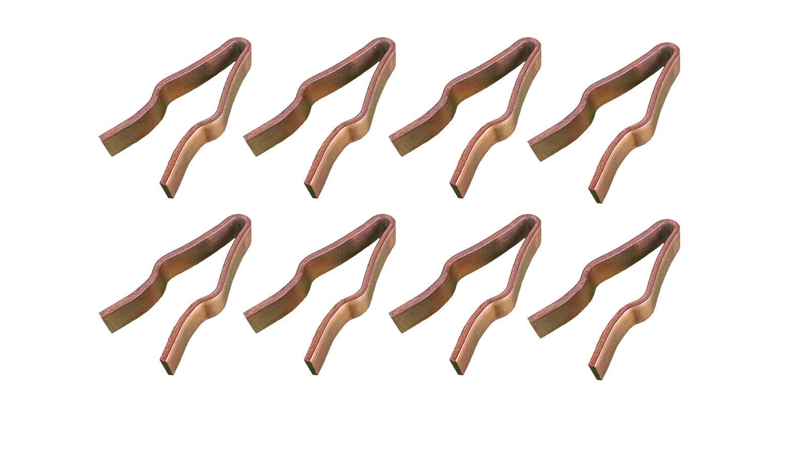 Gannon Box Shank Spring Clips - K-1306 - Set of 8 Heavy Duty Spring Clips for Automotive, Marine & Industrial Applications