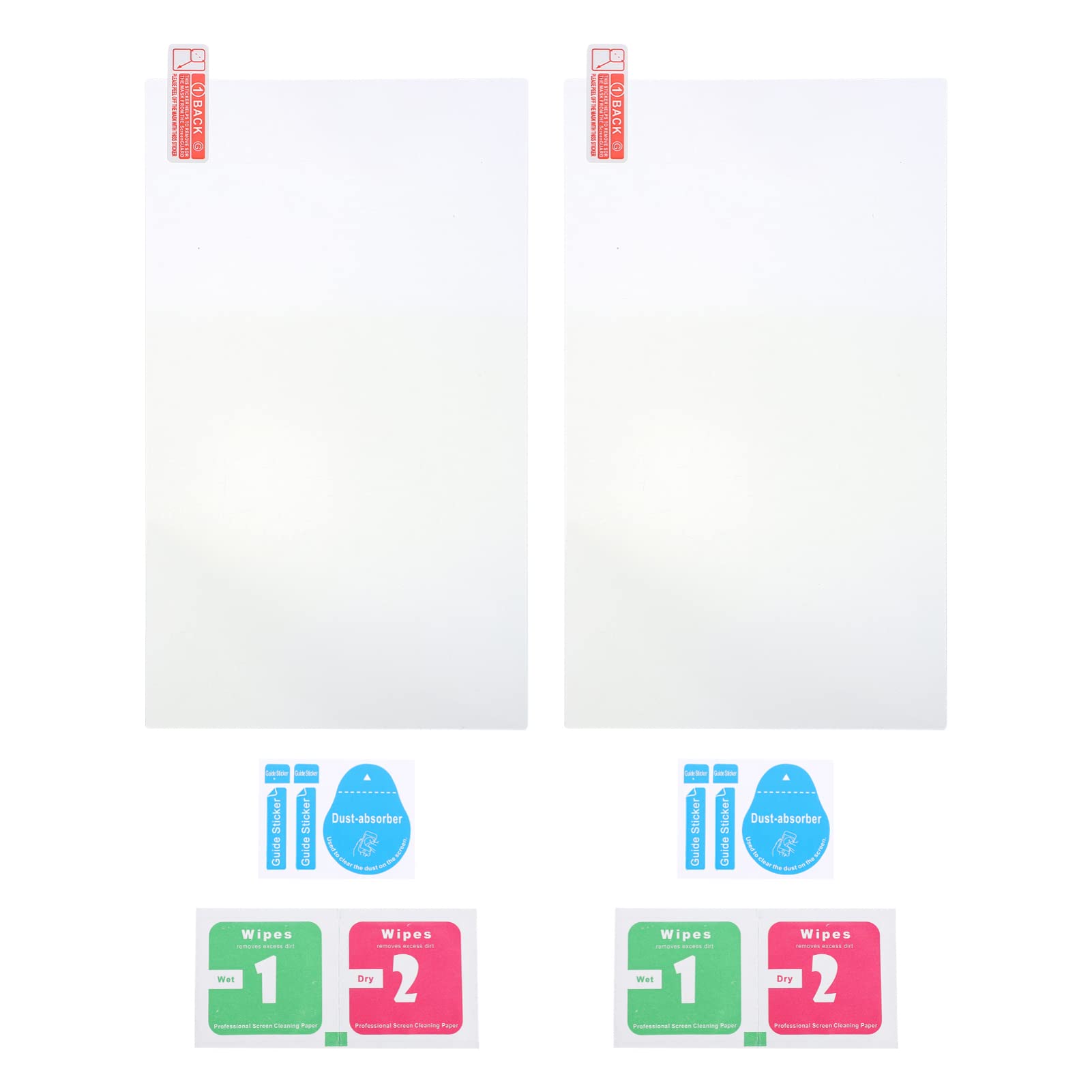 MILISTEN 2PCS Switch OLED Tempered Glass Screen Protector for Gaming Protection