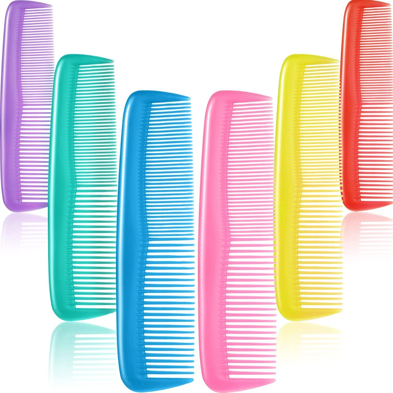 Colorful Kanghi Hair Combs Set for Women & Men - Pack of 4 | Styling & Grooming Essential