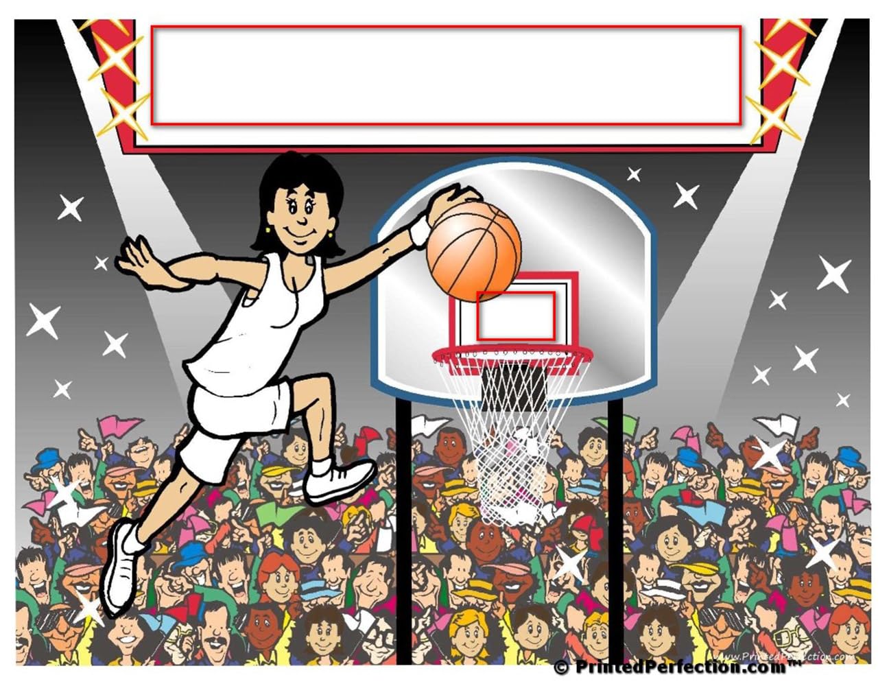 Custom Name Basketball Player Acrylic Magnet - Personalized Female Sports Gift for Fans, Players, Coaches - Perfect for Lockers, Fridges, Office Decor & Sports Enthusiasts