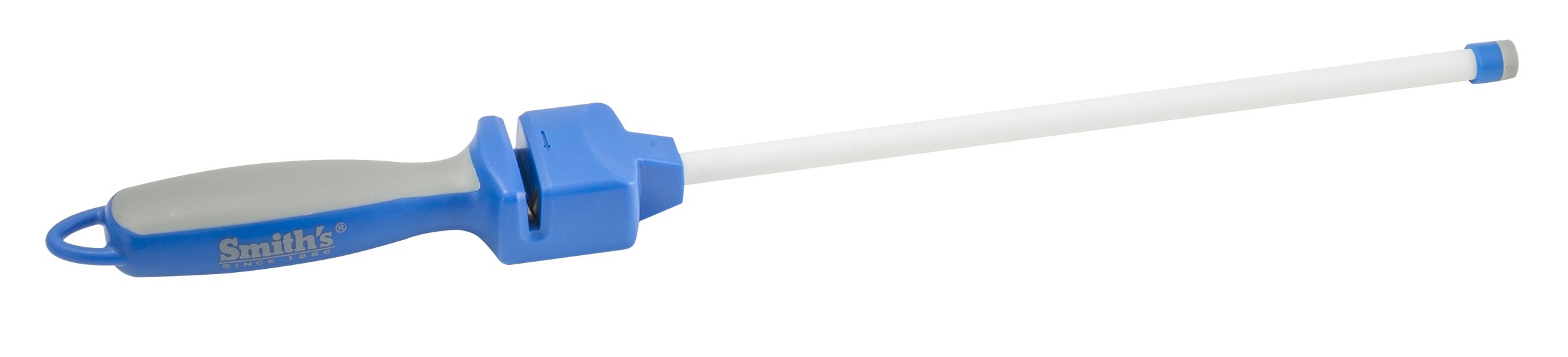 Smith's 50702 9-Inch Round Ceramic Sharpening Marine Rod - Professional Knife Sharpener for Fishing, Hunting & Kitchen Use