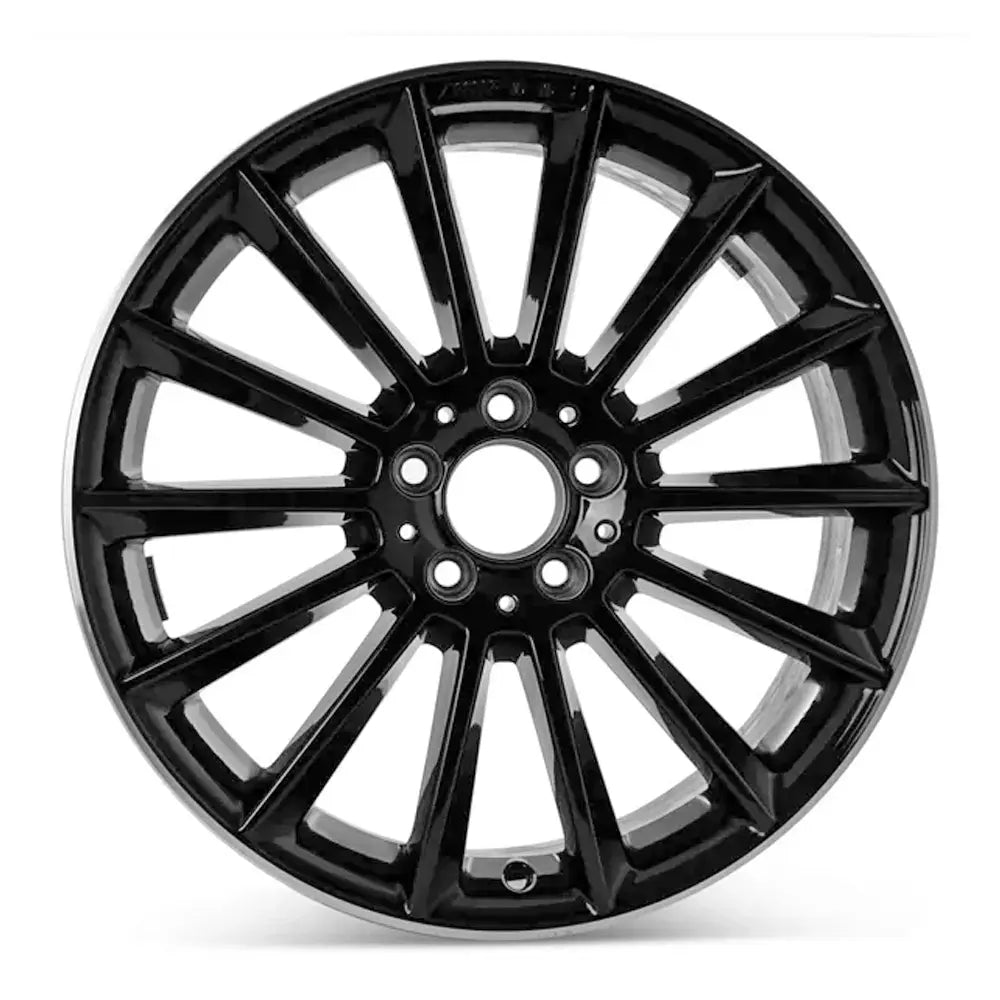 19 Inch Mercedes A Class Wheel Replacement - Machined Black Replica Rim 85727 | Perfect for Upgrades, Repairs & Custom Car Mods | Enhances Style & Performance