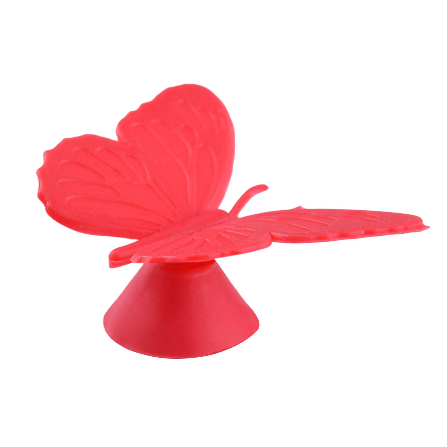 10-Piece Silicone Wine Glass Charms Set with Suction Cup - 12 Butterfly Drink Markers for Parties, Weddings & Wine Tasting Events