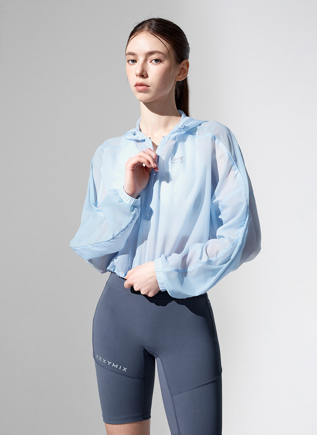 Lightweight RX Airy Mesh Crop Anorak Jacket - Breathable Windbreaker for Women | Perfect for Hiking, Running & Outdoor Activities