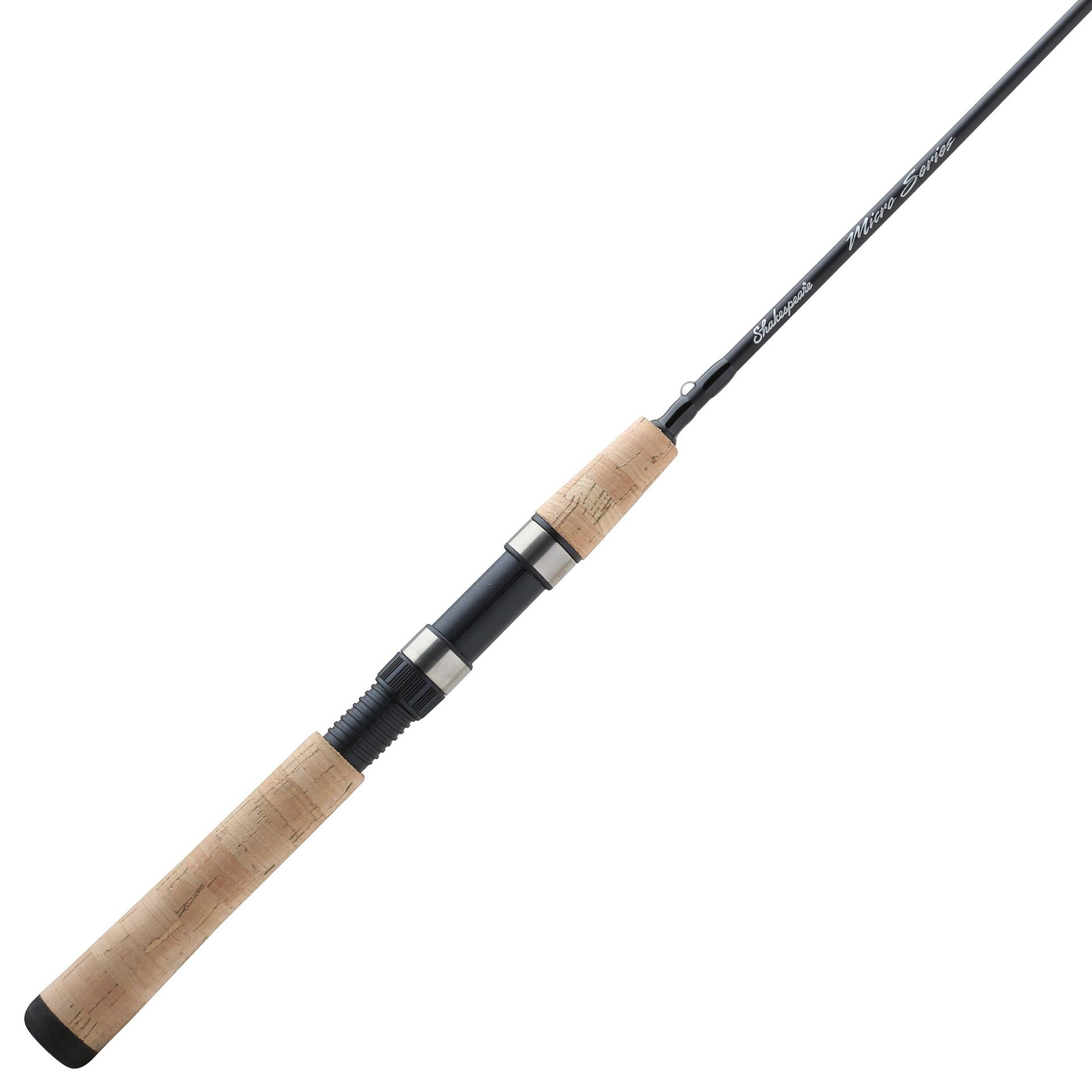 Micro Series Spinning Fishing Rod - Lightweight Graphite Freshwater & Saltwater Fishing Pole for Bass, Trout, and Walleye | Perfect for Shore Fishing, Boat Angling, and Kayak Adventures