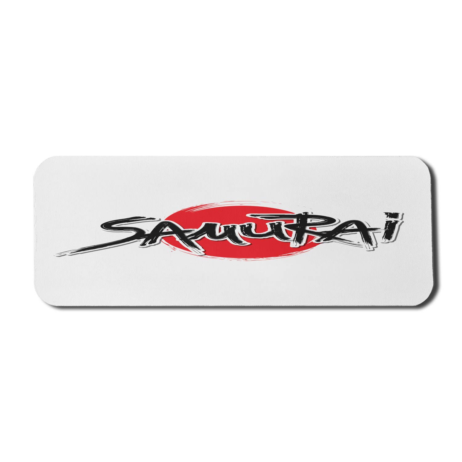 Ambesonne Japanese Samurai Mouse Pad - Non-Slip Rubber Gaming Mousepad (31