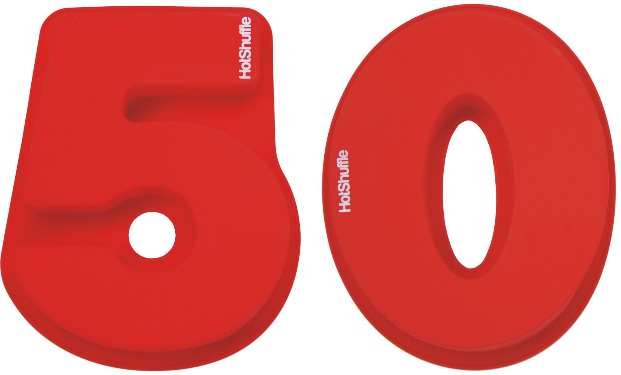 50th Birthday & Golden Wedding Anniversary Large Silicone Cake Pan Mold - Number 50 Shaped Baking Tin for DIY Cakes, Cupcakes & Desserts - Perfect for Celebrations, Parties & Special Occasions