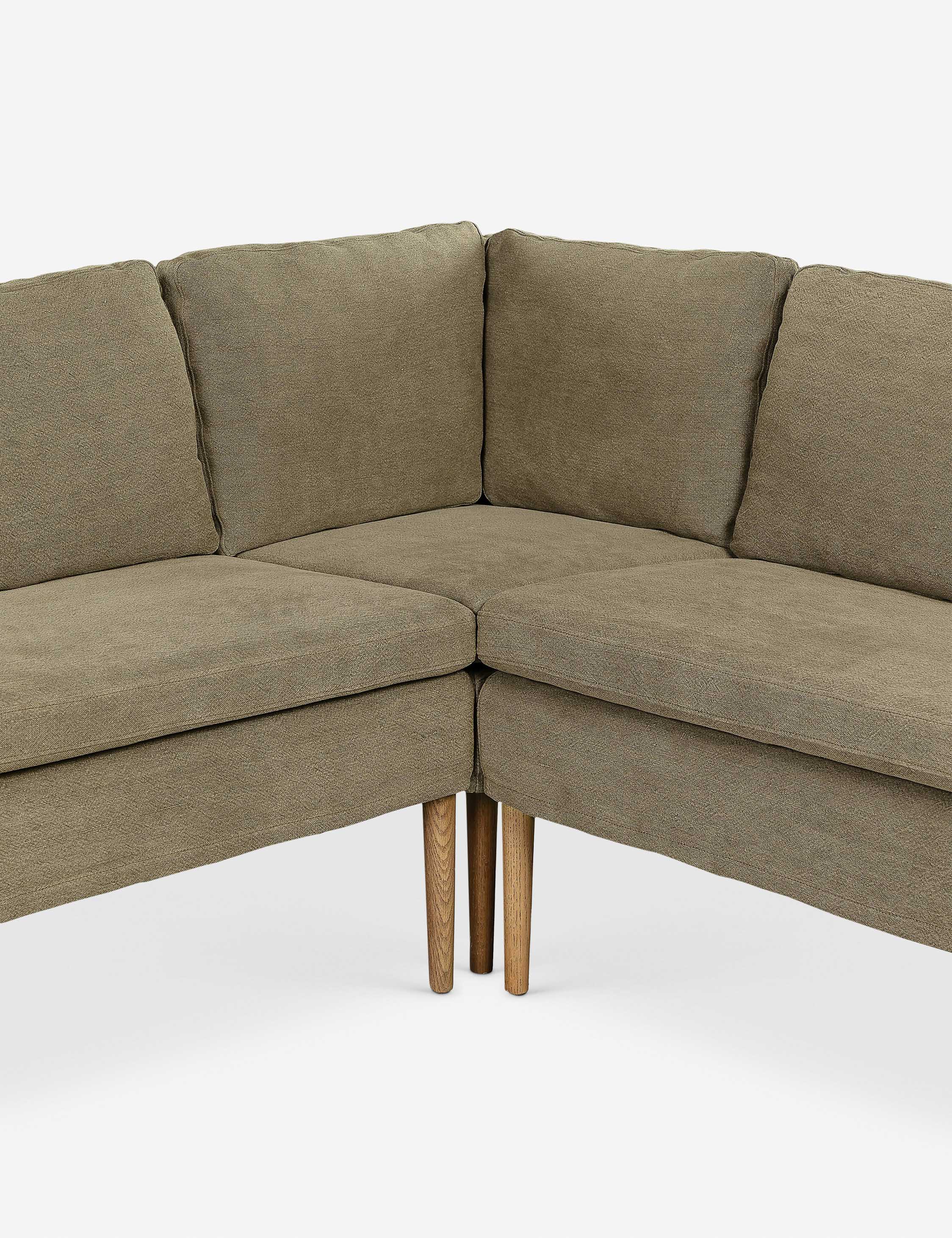 Aurelia Dining Banquette by Amber Lewis x Four Hands - Modern Upholstered Bench for Dining Room, Kitchen Nook & Entryway - Stylish Seating Solution for Home Decor