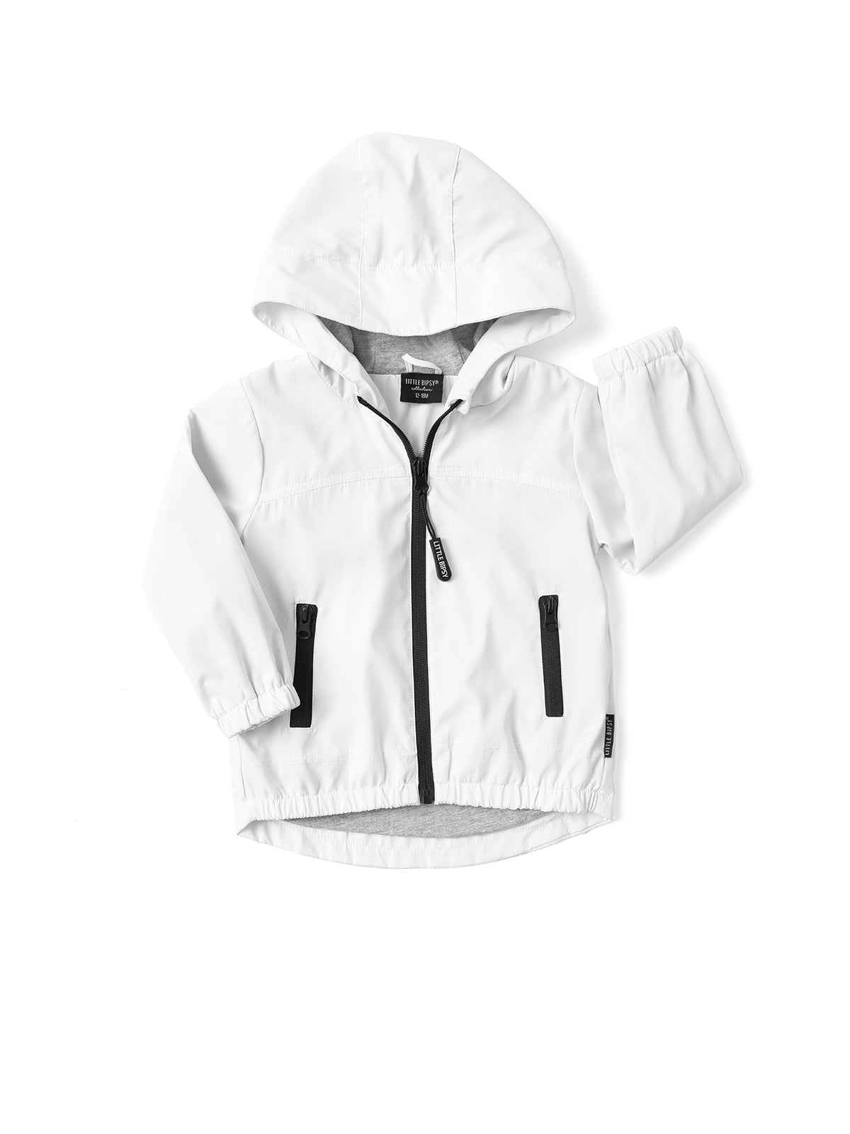 Men's Lightweight Windbreaker Jacket - White | Water-Resistant & Breathable Outdoor Shell for Running, Hiking & Travel