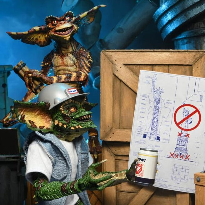NECA Demolition Gremlins Two-Pack Action Figures - Gremlins 2: The New Batch Movie Collectibles - Perfect for Display, Gifts, and Horror Fans Collections