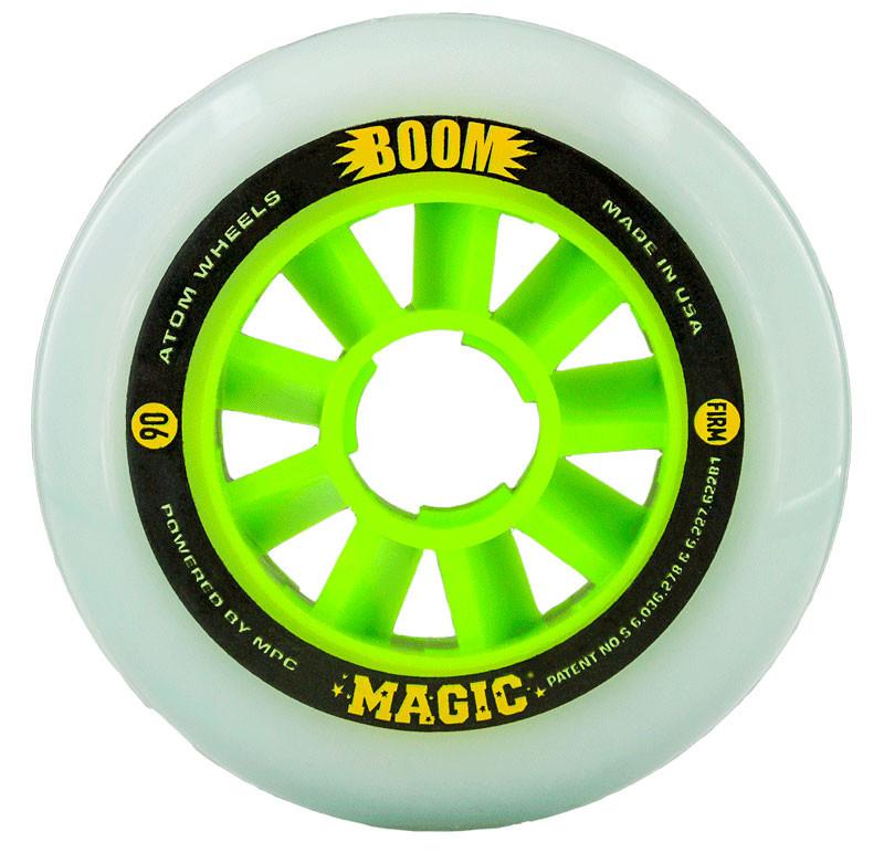 ATOM Boom Magic Wheel 90mm - High Performance Skateboard Wheels for Smooth Riding | Perfect for Street Skating, Longboard Cruising & Outdoor Adventures