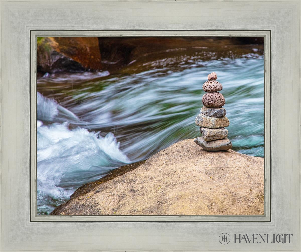 Cairn Meditation Stones - Natural Balancing Stones for Mindfulness, Stress Relief & Yoga - Perfect for Home, Office & Outdoor Meditation Practice
