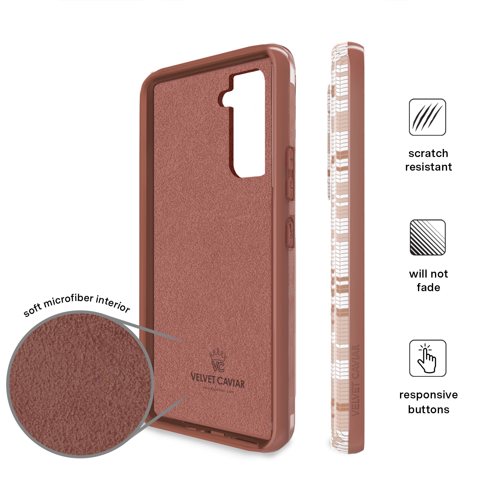 Soft & Cozy Chai Sweater Design Samsung Phone Case - Perfect for Fall & Winter Fashion, Daily Use, and Gift Giving