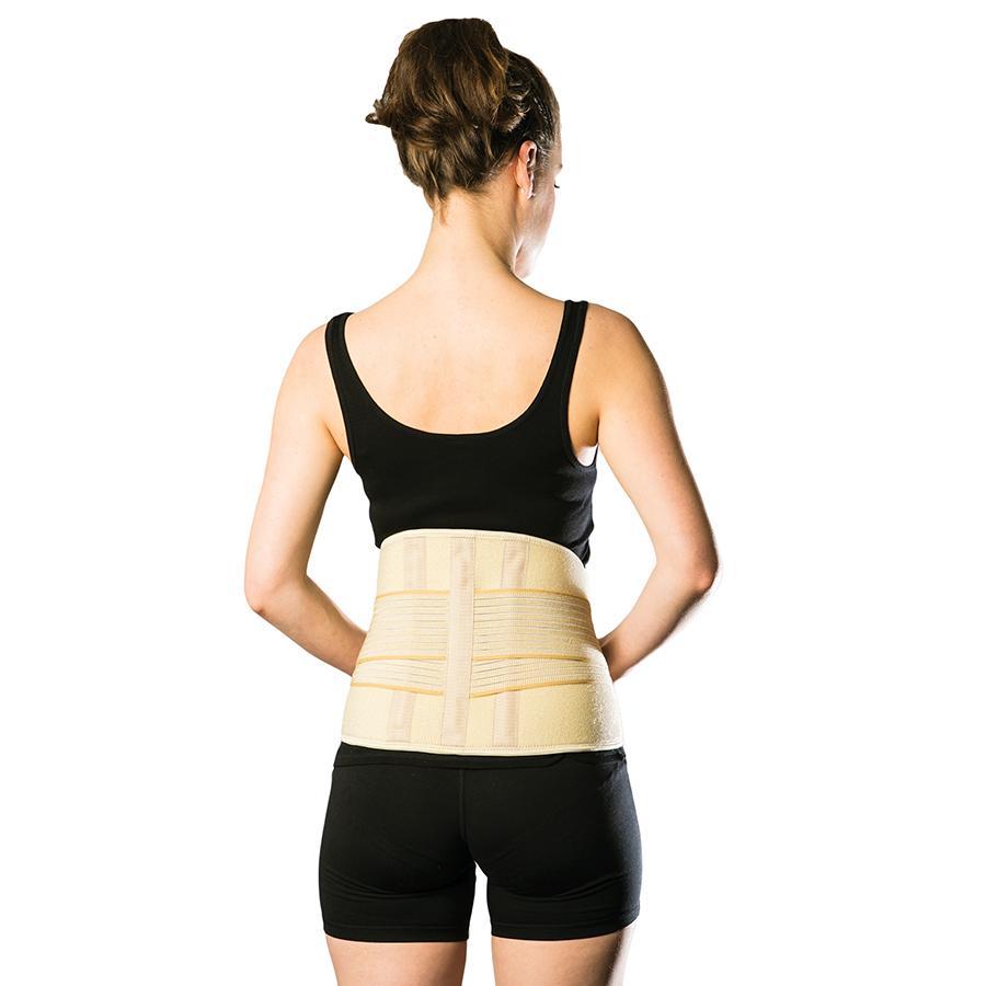 AllCare Ortho Neoprene Back Support Brace - Small Size for Lower Back Pain Relief & Posture Correction - Ideal for Office Work, Sports & Daily Activities